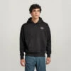 G-Star Raw Unisex Core Oversized Hooded Sweater -G-Star Raw Store g star raw unisex core oversized hooded sweater black