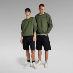 G-Star Raw Unisex Core Oversized Sweater -G-Star Raw Store g star raw unisex core oversized sweater green 5