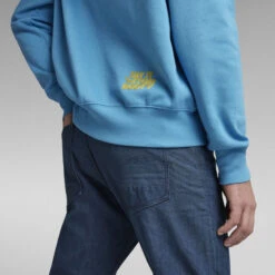 G-Star Raw Unisex Disco Chest Hoodie -G-Star Raw Store g star raw unisex disco chest hoodie medium blue 5