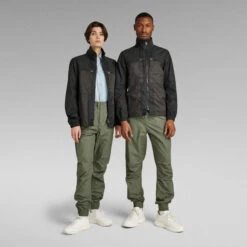 G-Star Raw Unisex Fabric Mix Overshirt -G-Star Raw Store g star raw unisex fabric mix overshirt black 5