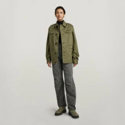 G-Star Raw Unisex Field Jacket Overshirt -G-Star Raw Store g star raw unisex field jacket overshirt green 4