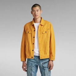 G-Star Raw Unisex Oversized Western Jacket Evergreen 10 G-Star Raw Unisex Oversized Western Jacket Evergreen -G-Star Raw Store g star raw unisex oversized western jacket evergreen yellow 2