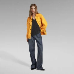 G-Star Raw Unisex Oversized Western Jacket Evergreen 13 G-Star Raw Unisex Oversized Western Jacket Evergreen -G-Star Raw Store g star raw unisex oversized western jacket evergreen yellow 5