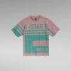 G-Star Raw Unisex T-Shirt Scarf Graphic Boxy 1 G-Star Raw Unisex T-Shirt Scarf Graphic Boxy -G-Star Raw Store g star raw unisex t shirt scarf graphic boxy purple