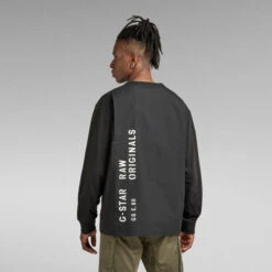 G-Star Raw Utility Mix Boxy T-Shirt -G-Star Raw Store g star raw utility mix boxy t shirt black 2