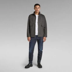 G-Star Raw Utility Zip Overshirt -G-Star Raw Store g star raw utility zip overshirt grey 4
