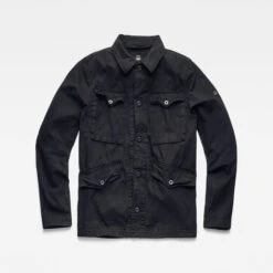 G-Star Raw Vodan Worker Jacket 10 G-Star Raw Vodan Worker Jacket -G-Star Raw Store g star raw vodan worker jacket black flat front