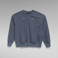 G-Star Raw Woven Loose Sweater -G-Star Raw Store g star raw woven loose sweater medium blue 3