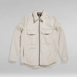 G-Star Raw Zip Overshirt -G-Star Raw Store g star raw zip overshirt beige 3