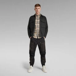 G-Star Raw Zip Overshirt -G-Star Raw Store g star raw zip overshirt black 9